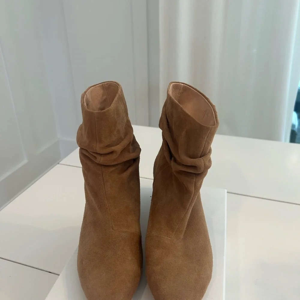 Silent D Brown Suede Ankle Boots - Picture 2 of 4